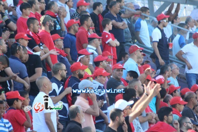 فيديو : الحسم النهائي ينتقل الى ارض الناصرة يوم الثلاثاء بعد التعادل 1-1 واكثر من 4500 مشجع ساند الفريق القسماوي 